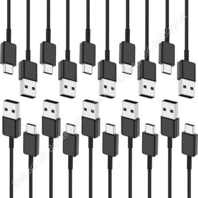 10Pack Bulk Lot USB Type C Charger Charging Cable Cord For Samsung S10 S9 S22 S8