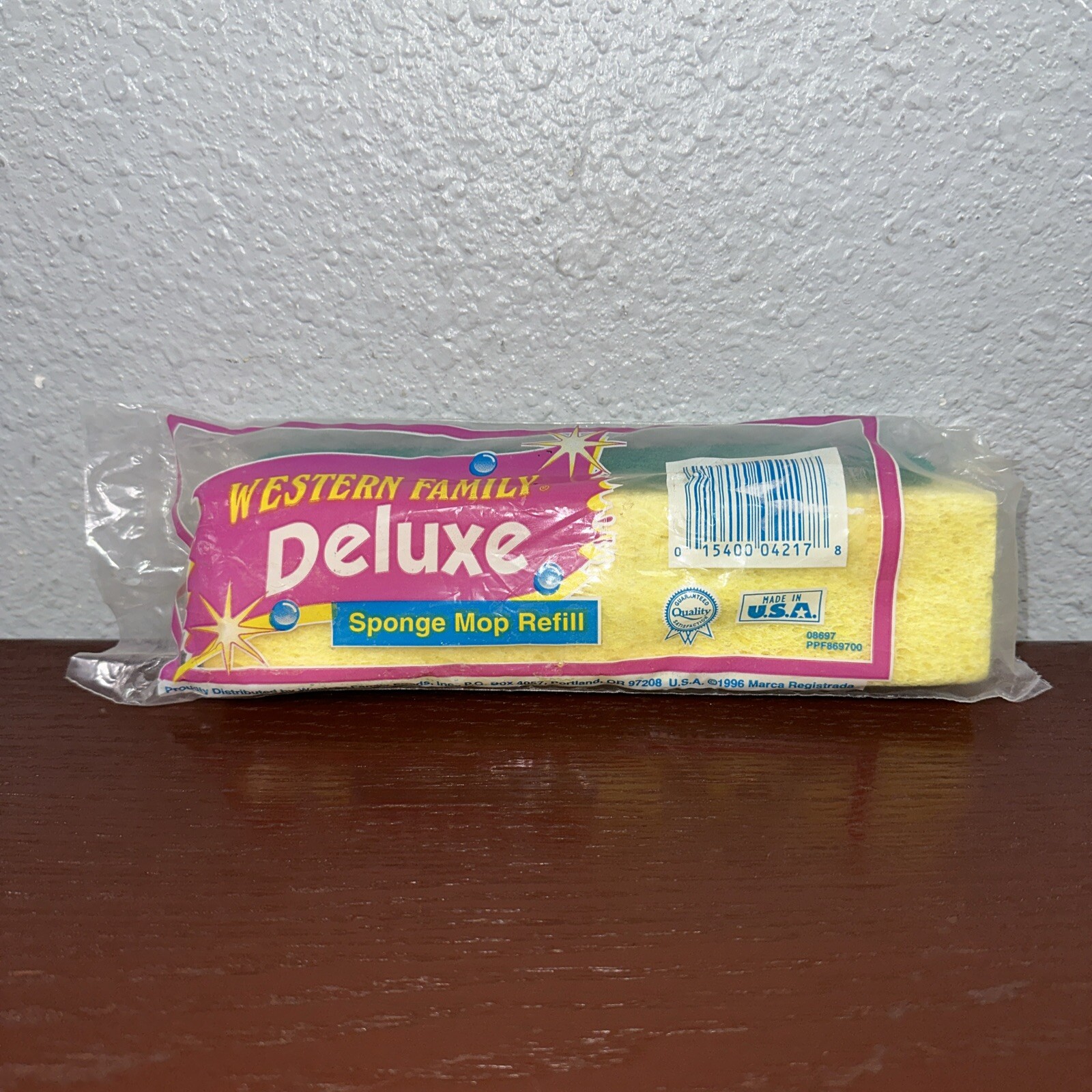 Vintage NIP Western family sponge mop refill made in USA 