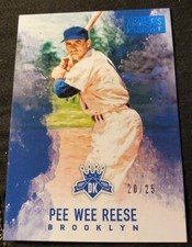 2017 PEE WEE REESE DIAMOND KINGS 30B BATTING VARIATION ARTIST'S PROOF BLUE 20/25