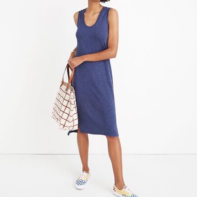 Madewell Jersey Tank Dress, Sleeveless Slip Dress, Medium, Heathered Navy Blue | eBay Madewell Jersey Tank Dress, Sleeveless Slip Dress, Medium, Heathered Navy Blue | eBay