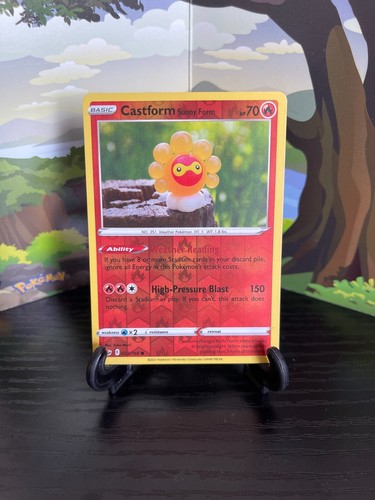 Castform Sunny Form 022/198 - Chilling Reign - Common - Reverse Holo - LP - Picture 1 of 3