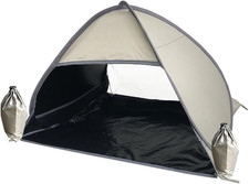 Small Pop up Beach Tent with Meshed Window, Portable Head Tent Beach Pet Shade f