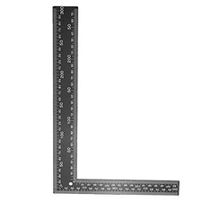 20 X 30CM STEEL TRI FRAMING SET SQUARE RIGHT ANGLE STRAIGHT EDGE L RULER 300MM
