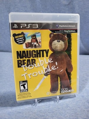 Naughty Bear Double Trouble (PlayStation 3 PS3) Complete In Box CIB