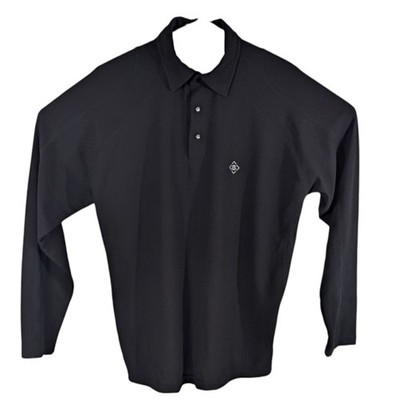 トップス 90s old Stussy boarder polo Stussy Mens Polo Shirt Large Black Long Sleeve Vintage 90s | eBay