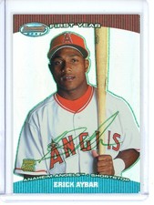 Erick Aybar Rookie Auto 2004 Bowman's Best #BB-EA