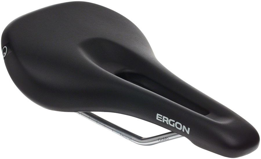 Женское седло Ergon SM MTB - Комфортное мягкое плоское сиденье с хромированными направляющими 14090₽