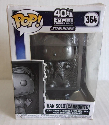 New Damaged Box Funko Pop #364 Han Solo Carbonite Star Wars 40th Anniversary