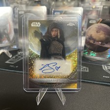 Shin Hati Auto By Ivanna Sakhno /50 Gold 2025 Topps Star Wars Hyperspace
