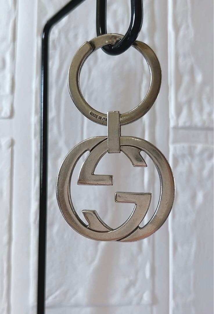 Authentic GUCCI Double G Interlocking G Keychain … - image 14