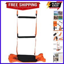 9.8ft Fire Escape Ladder, Emergency Safety Rope Ladder for Windows, Balconies...