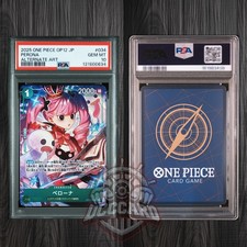 PSA10 One Piece Perona Alternate Art OP12-034 Legacy of the Master Foil Japanese