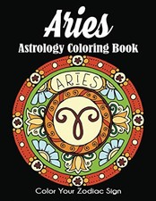 Image of Aries Astrology Coloring Book : Color Your Zodiac Sign by Dylanna Press ...
