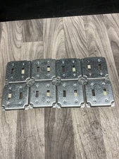 4" Square Finished Industrial Electrical Box Cover *Lot of 8* #4021F153SI