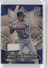 2021 Panini Spectra Epic Legends Materials Robin Yount #EL-RY HOF s1i