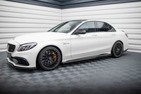 Maxton Design Seitenschweller Ansatz (Paar) V.2 Passend FüR Mercedes-Amg C63 Lim