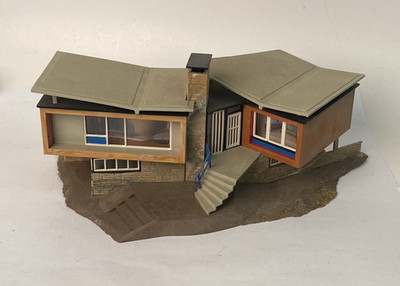 Faller HO 271 Modern House 8'' x 5'' x 3-1/8''