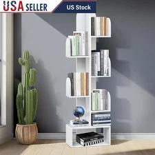Cactus Tree Bookshelf 5-Tier Storage Eco-Friendly Anti-Tip Space Saver New
