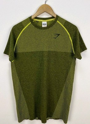 GYMSHARK DEVANT SEAMLESS Phantom Elite Shirt David Laid Men's Size