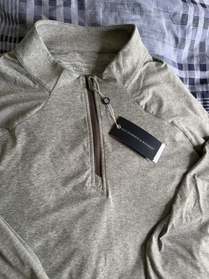 Holderness & Bourne Mens XL Darrow Airation Performance 1/4 Zip Pullover NEW!
