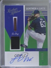2019 Panini Leather & Lumber and Lace Signatures 7/25 Jacob Nix #LAS-JN Auto 2g6