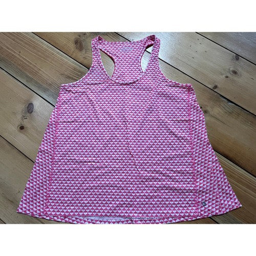 Vineyard Vines Women's Performance Tank Top. Classic whale print. PINK. Large