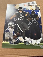 Avonte Maddox Philadelphia Eagles Autographed Card 8.5x11 Ape COA