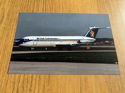 British Caledonian Airways BAC 1-11 G-BKAW colour photograph