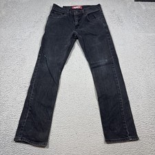 Levis 511 Boys Sz 16 Slim Fit Black Denim Jeans Grunge Casual Work