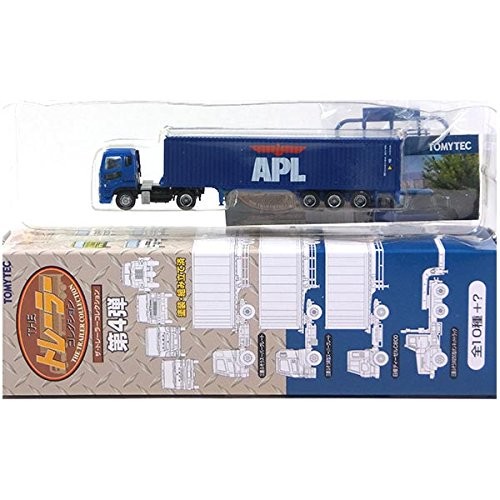 1/150 The Trailer 4th Mitsubishi Fuso New Super Great + APL 40ft Dry Container - Picture 1 of 1