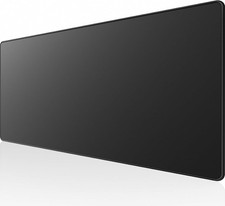 Large Gaming Mouse Pad Extended Desk Mat 80 cm x 40 cm Black XXL