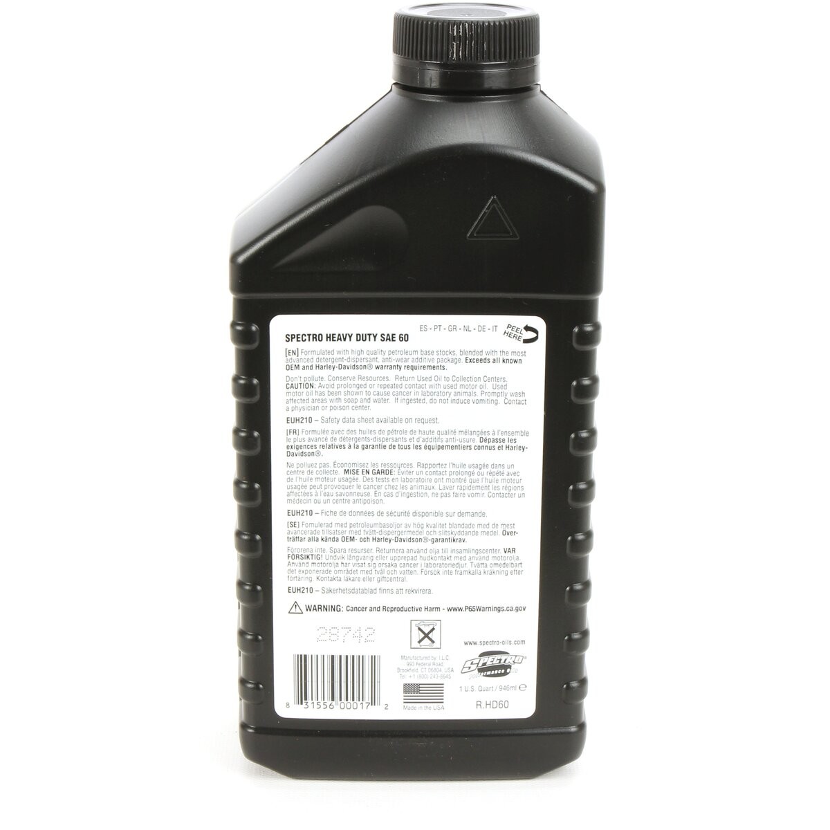 メンテナンス SPECTRO Heavy Duty Motorcycle Oil SAE 60 Spectro SAE 60 Heavy Duty Petroleum Motorcycle Engine Lubricant