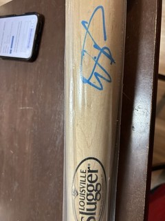 Louisville Slugger Wander Franco Autographed Baseball Bat JSA Authenticated