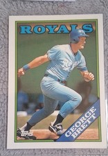 1988 Topps - George Brett #700 Collector's Edition (Tiffany)