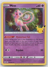 Celebrations Mew 011/25 Holo Rare Pokemon NM Yuu Nishida on eBay