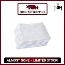Men's Handkerchiefs,100 Soft Cotton,White Hankie Pack of 12 Pieces