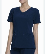 Scrub Star M Pants L Top Stretch Navy Blue Scrub Set Straight
