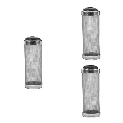 Set of 3 Ansaugschutz Aus Edelstahl Aquarium Mesh Edelstahl-Netzfilter
