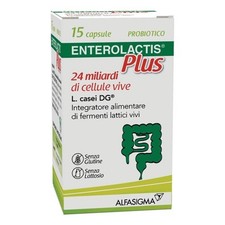 Integratore Alimentare di Fermenti Lattici Vivi Enterolactis Plus 15 Capsule per