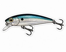 Fishing Lure Bass Minnow Jerkbait Sticker Trout Pike Fish Decal Fishing Lure Bass Minnow Jerkbait Sticker Trout Pike Fish Decal