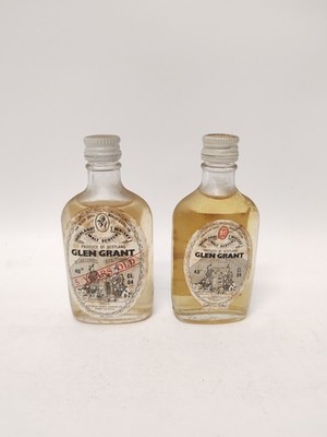 2x Glen Grant Highland Malt Scotch Whisky 10 Years Old Miniaturen 4cl | 40% & 43