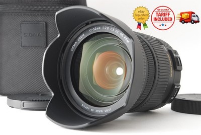 [UNUSED w/Case,Hood] SIGMA AF 17-50mm f2.8 EX DC OS HSM For Canon EF From JAPAN