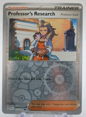 Professor's Research 155/159 Common Journey Together Pokemon Reverse Holo NM