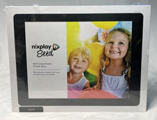 Nixplay Seed 10" Ultra WiFi Cloud Frame Black Mode; 10WC New Rare