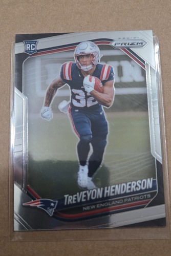 TreVeyon Henderson [Silver] #343 2025 Panini Prizm card