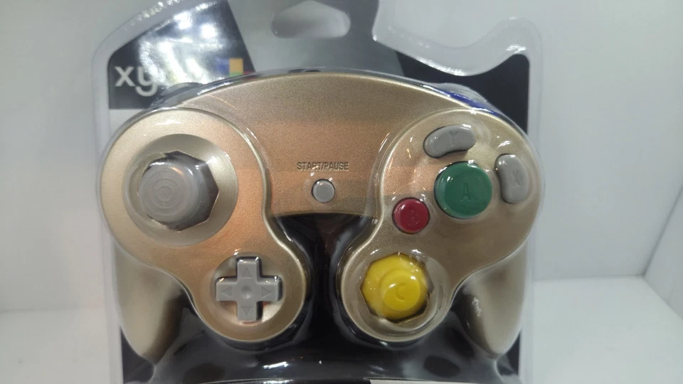 Brand New Controller for Nintendo GameCube Wii Switch Gold XYAB - Image 4 of 4