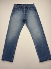 VTG 90s Levi&rsquo;s 501 Jeans &ndash; Klassisches Blau &ndash; W30 L34 &ndash; Made in USA (1995) &ndash; Top