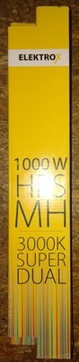 Elektro 1000watt HPS MH super dual 3000K NEU