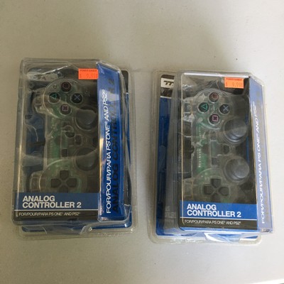 TTX Tech PlayStation 2 PS3 analog  Controller  Brand New Clear 2 total
