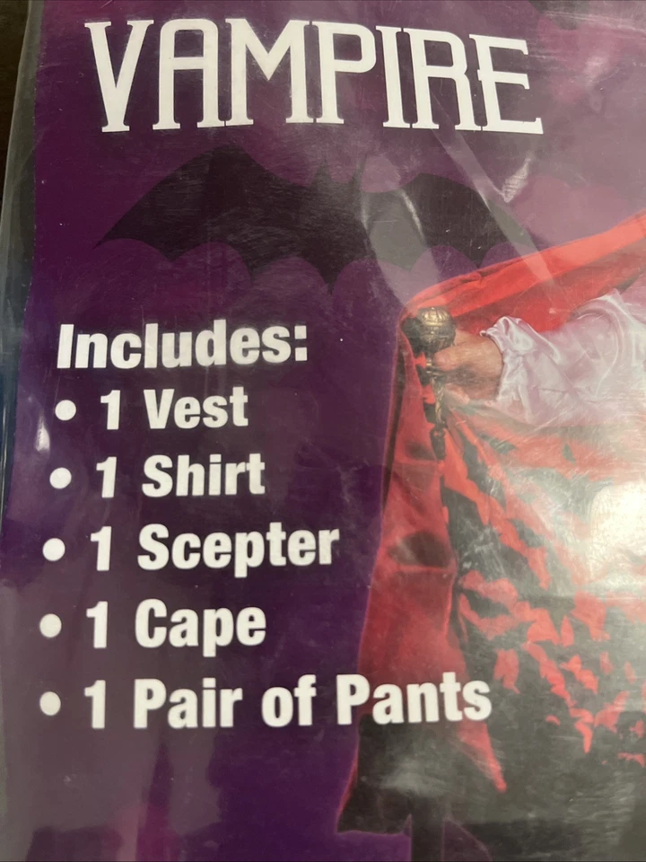 Juego de 5 disfraces de vampiro 3T nuevo con etiquetas Foto 2 de 4